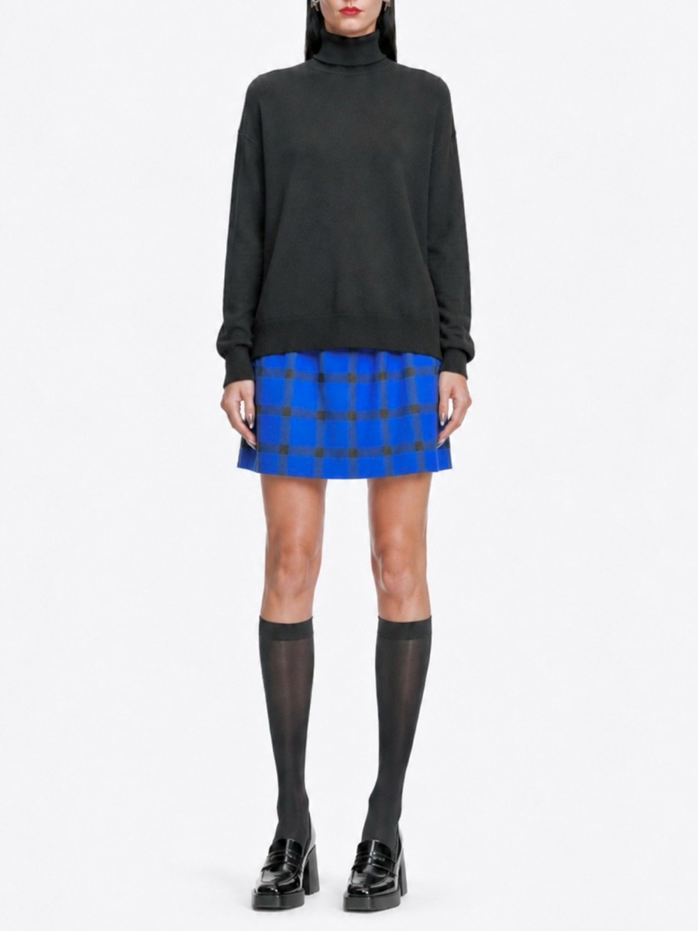 🇺🇸 PENDLETON Made in USA Vintage 100% Pure New Wool Plaid Pencil Skirt